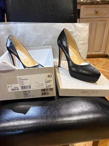 Jimmy choo alex black shoes - jimmy,