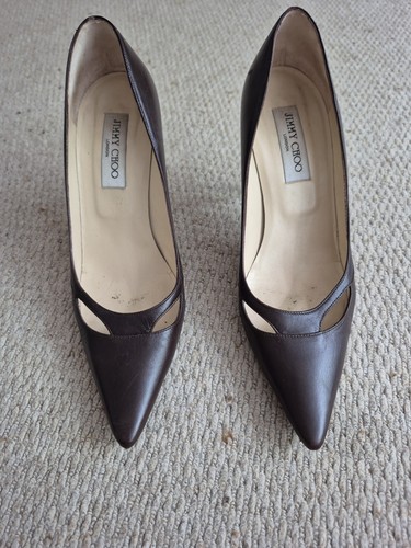 Jimmy choo brown stiletto - jimmy,