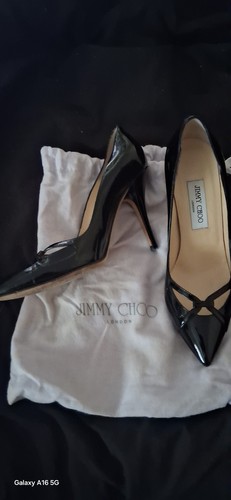 Jimmy choo black patent shoes - patent,