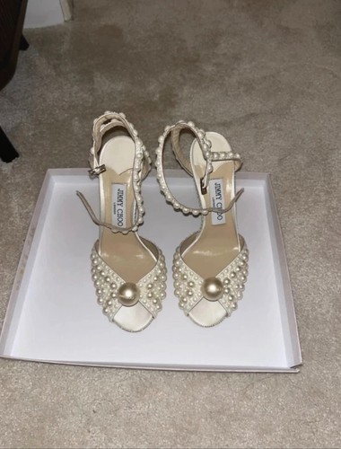Jimmy choo sacora pearl heels - choo,