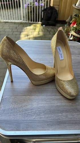 Jimmy choo alex glitter - alex, gold