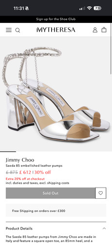 Jimmy choo saeda chain strap - jimmy,